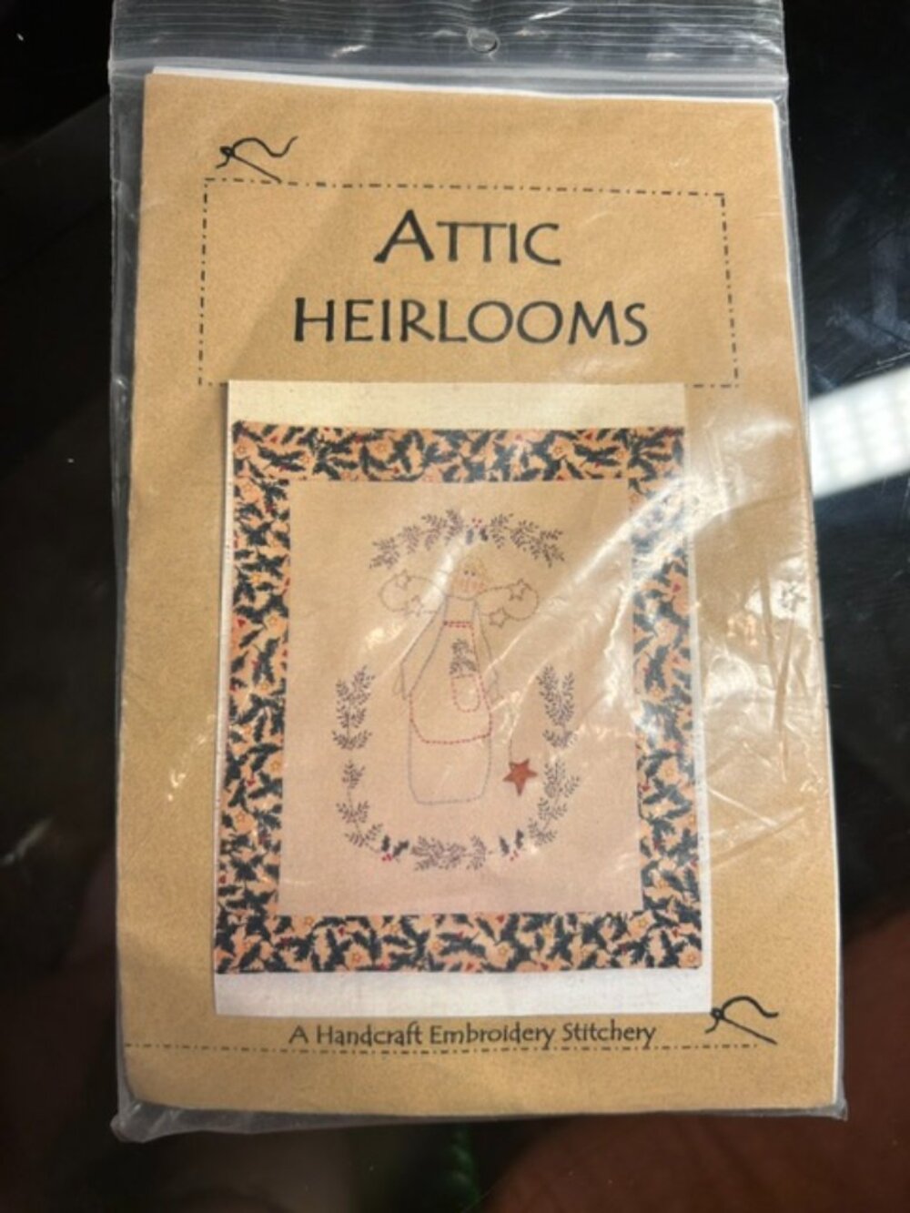 Attic Heirlooms Embroidery Kit | Vintage Stitchery Kit | Unopened Complete Craft